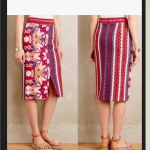 Anthropologie Maeve Marala pencil skirt